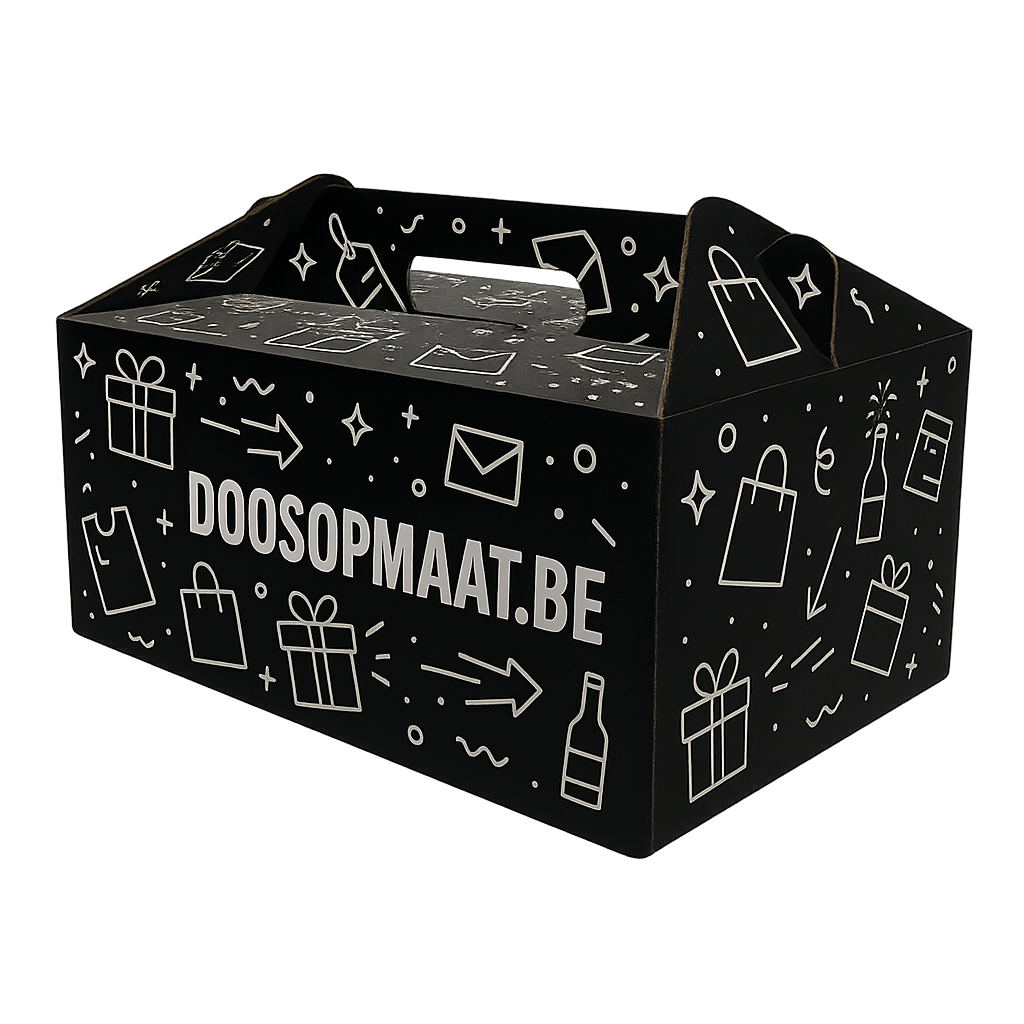 Goodiebox perfect voor (kerst)geschenken, samples, welkomstpakketten of als creatieve productverpakking. | Doosopmaat.nl