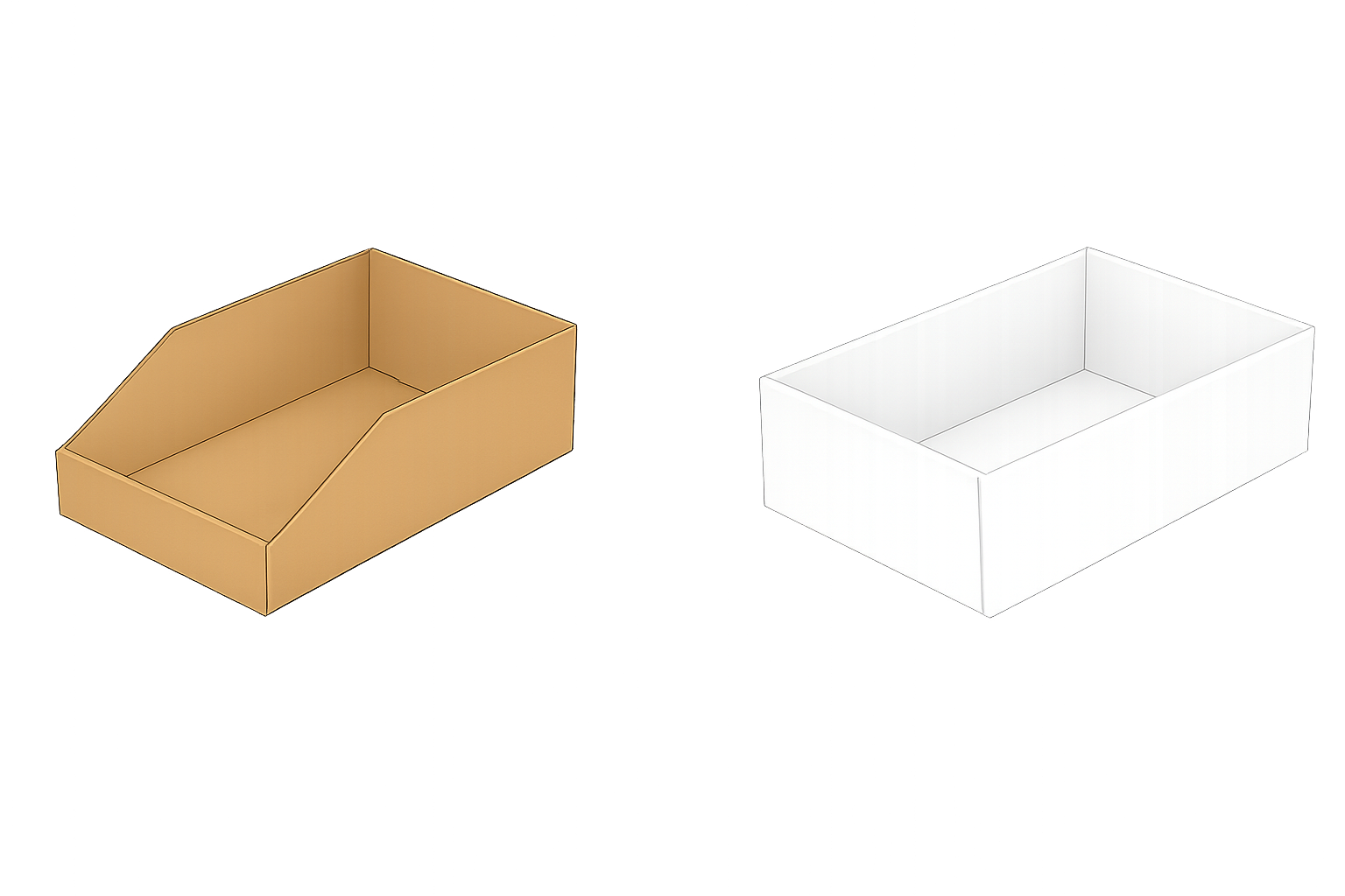 Magazijnbak op maat fefco 422 en 435