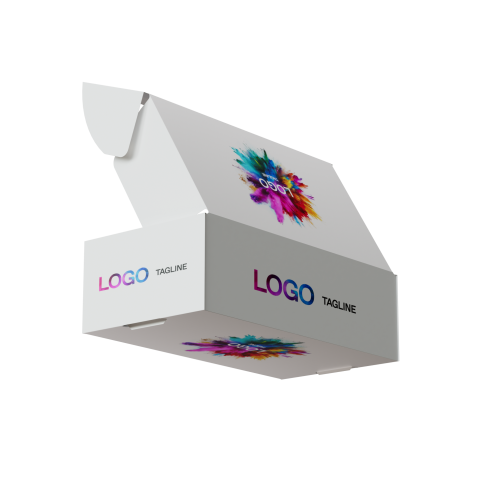 Voorbeeld 3D doos rondom bedrukking | Doosopmaat.be