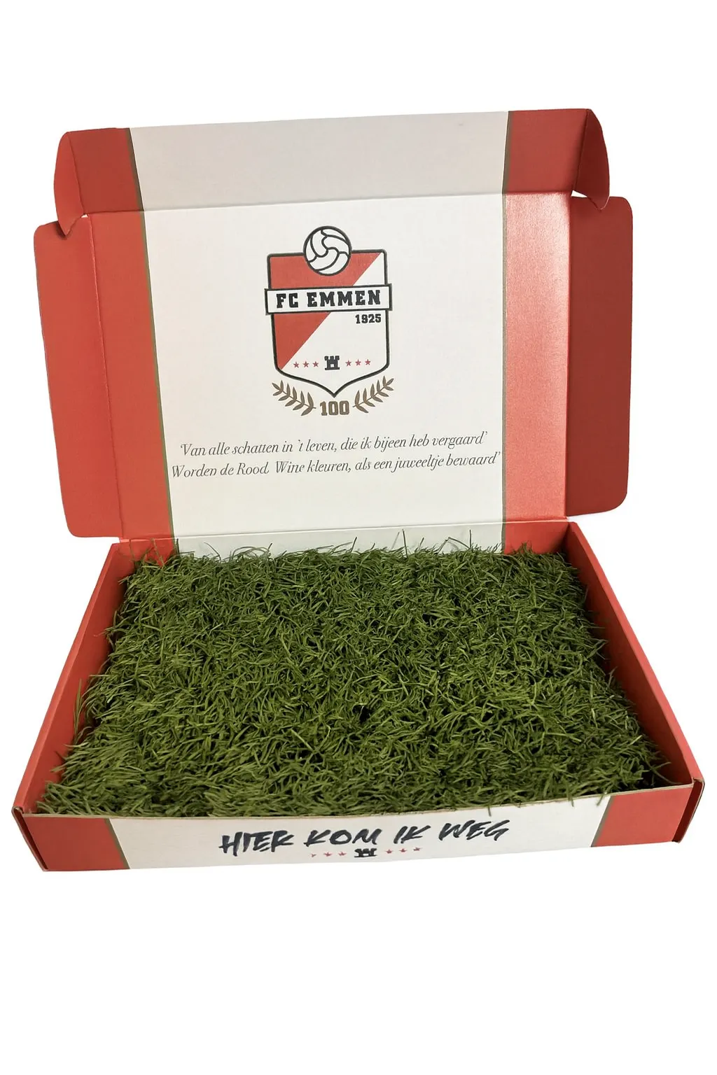 Bedrukte postdoos voor FC Emmen | Doosopmaat.be