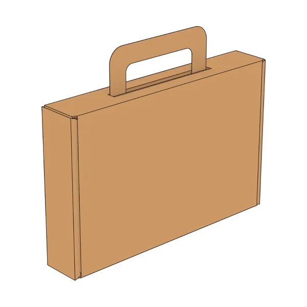 Fefco 427H postdoos met handvat geschenkverpakking