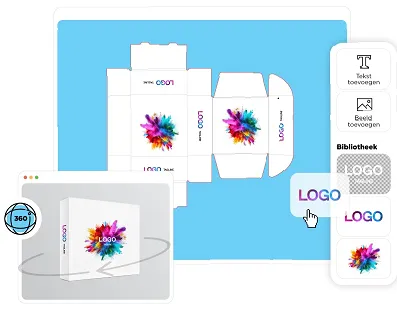 3D afbeelding postdoos | Doosopmaat.be