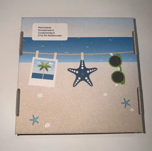 Fefco 421 postdoos met rondom bedrukking