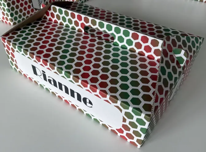 Kerstpakket gemaakt voor alle medewerkers van Doosopmaat.be